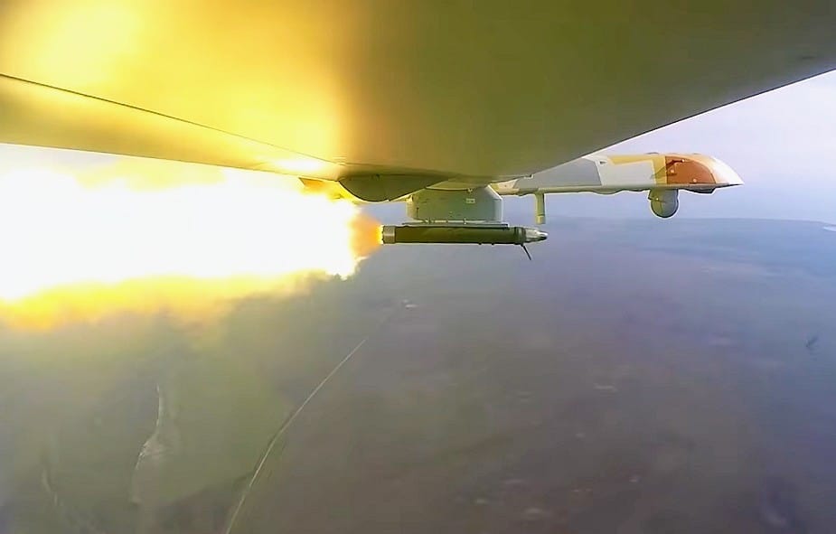 Drone Orion Rusia berhasil menguji senjata udara ke udara pertamanya