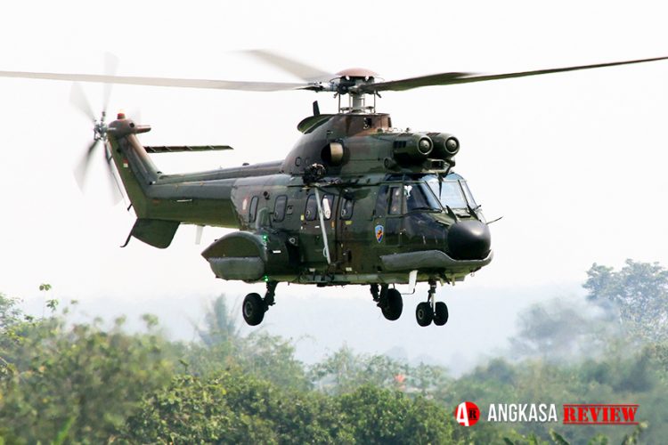 super puma helicopter indonesia