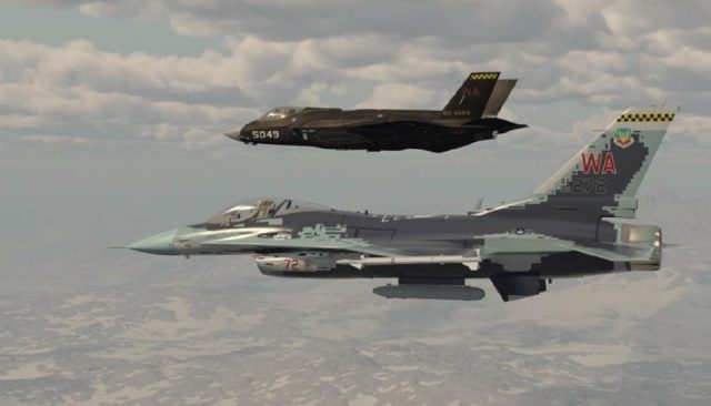 F-16 and F-35A