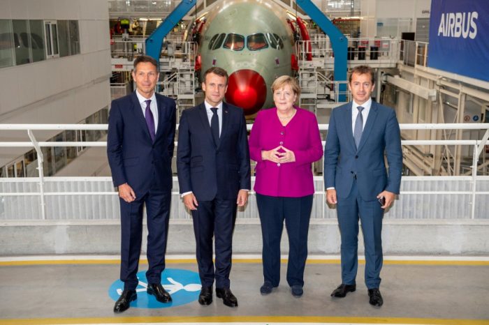 Merkel-Macron-Airbus-toulouse