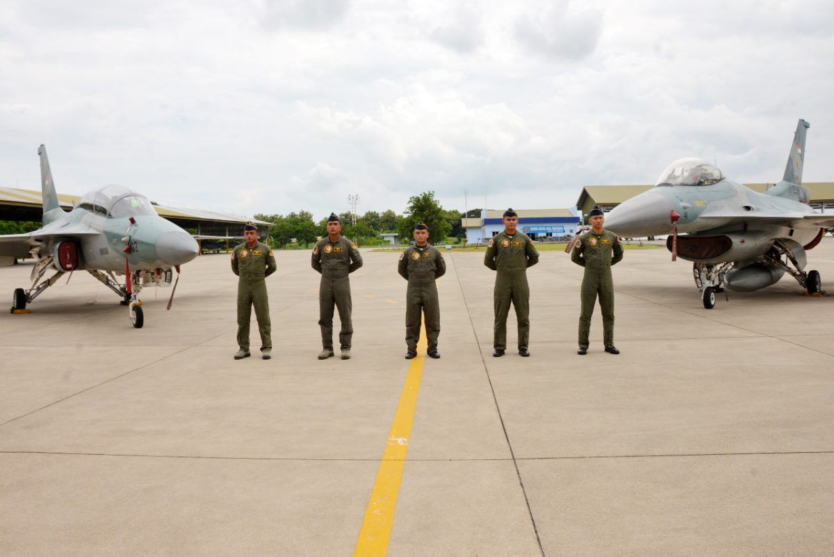 Lima Penerbang Baru F-16 dan T-50i TNI AU