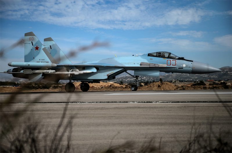 su-35 di Hmeimim Airbase