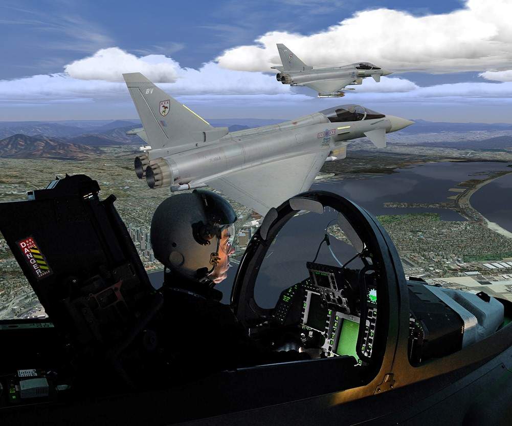 Simulator Typhoon Qatar