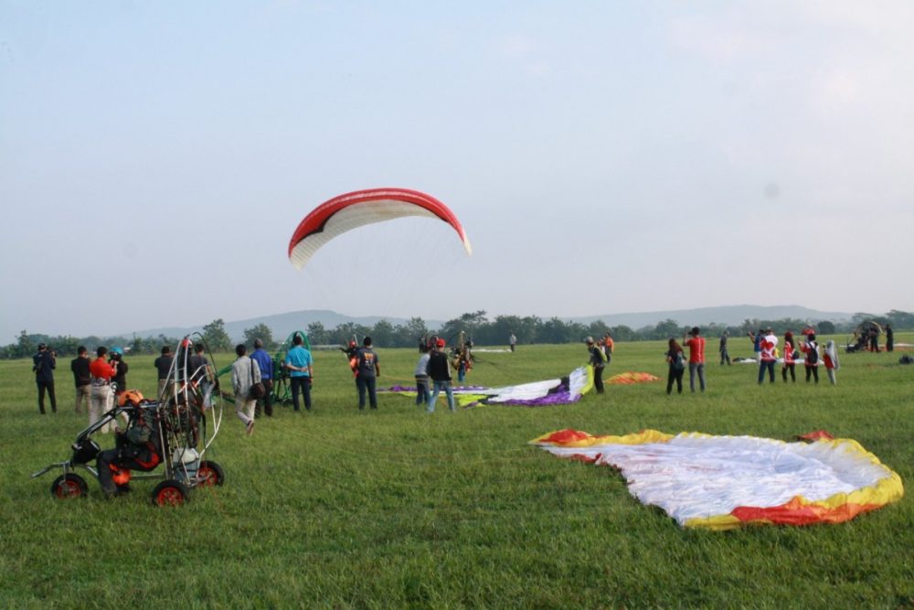 Paramotor FASI di Lanud Atang Sendjaja