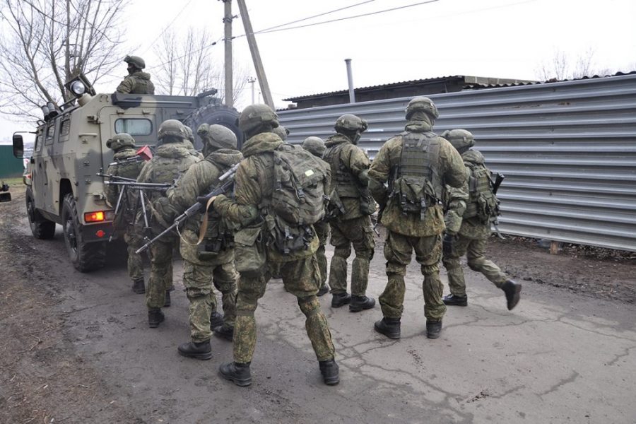 pasukan khusus distrik militer selatan Rusia