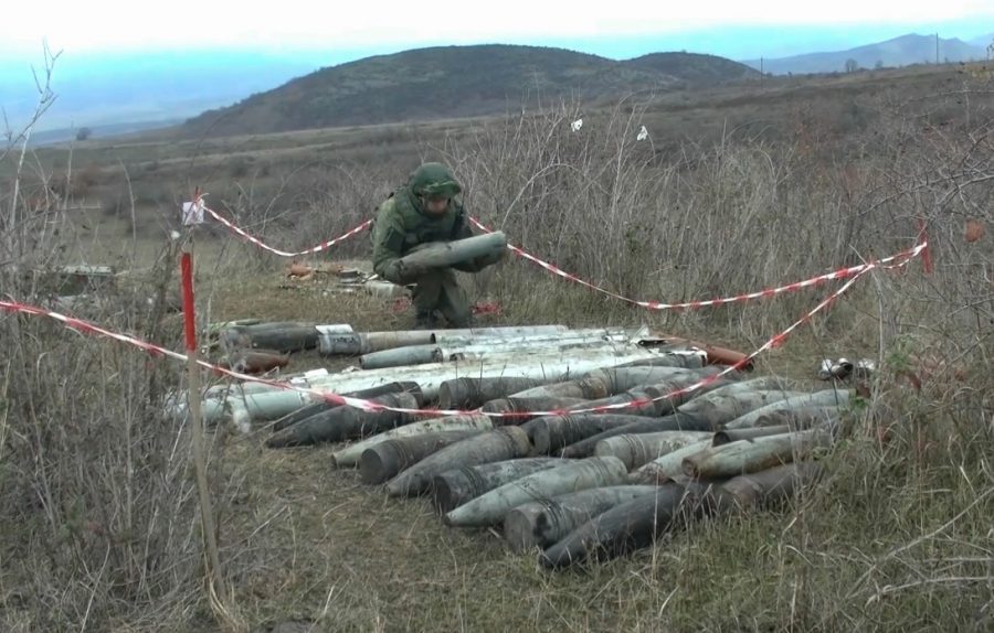 Pasukan Rusia bersihkan ranjau di nagorno-karabakh