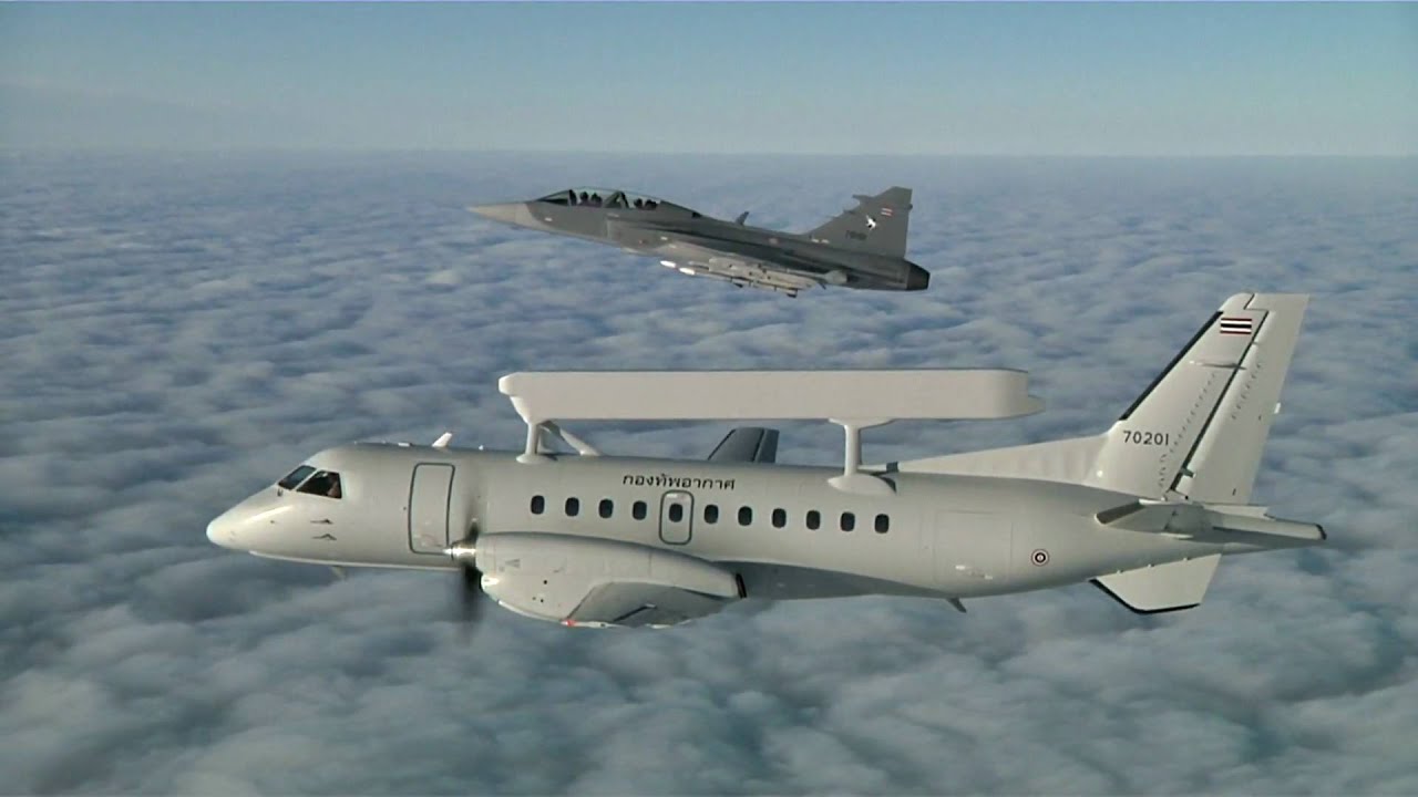 Saab 340 and Gripen D