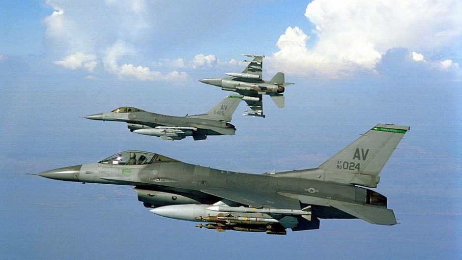 F-16s from Aviano Air Base