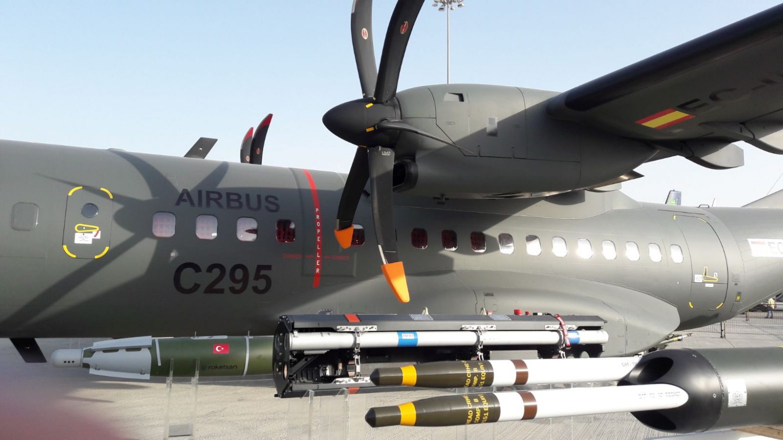 C295 gunship Dubai Airshow 2017