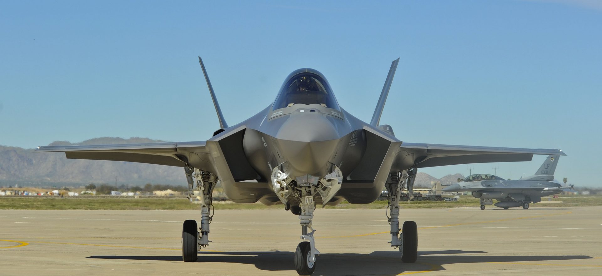 F-35 and F-16 USAF