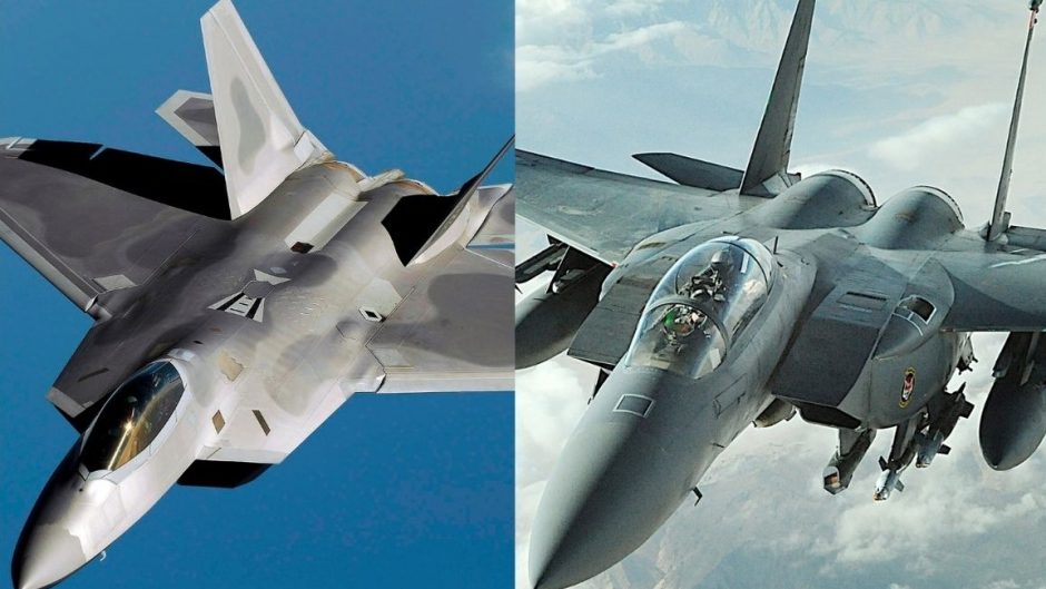 F-22 dan F-15E