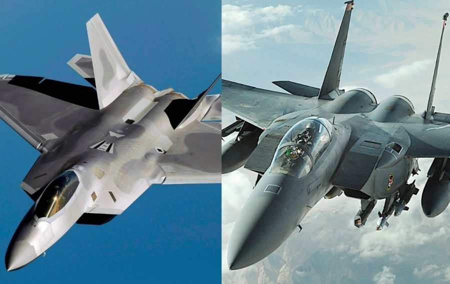 F-22 dan F-15E