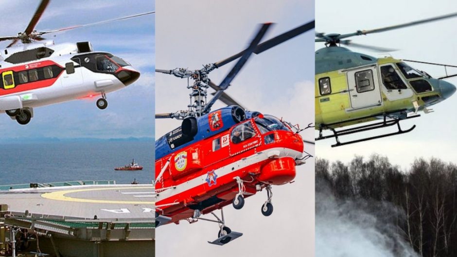 Mi-171A3, Ka-32A11M, dan Ansat-M
