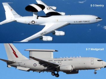 E-3 Sentry and E-7 Wedgetail