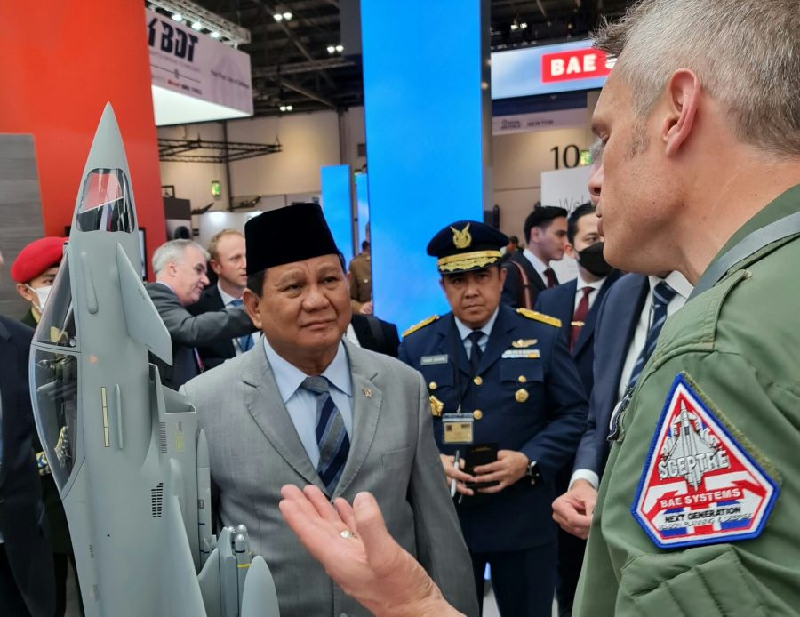prabowo di DSEI 2021