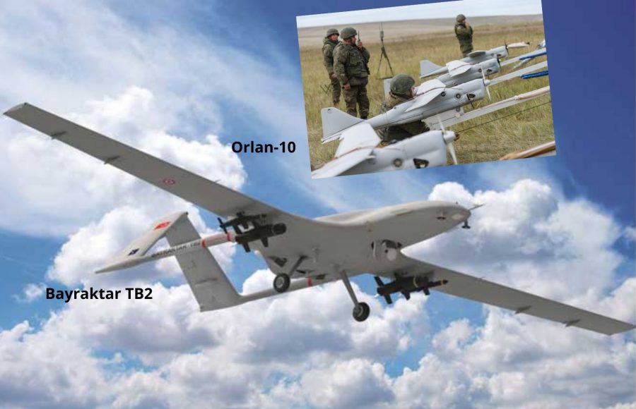 Bayraktar TB2 dan Orlan-10