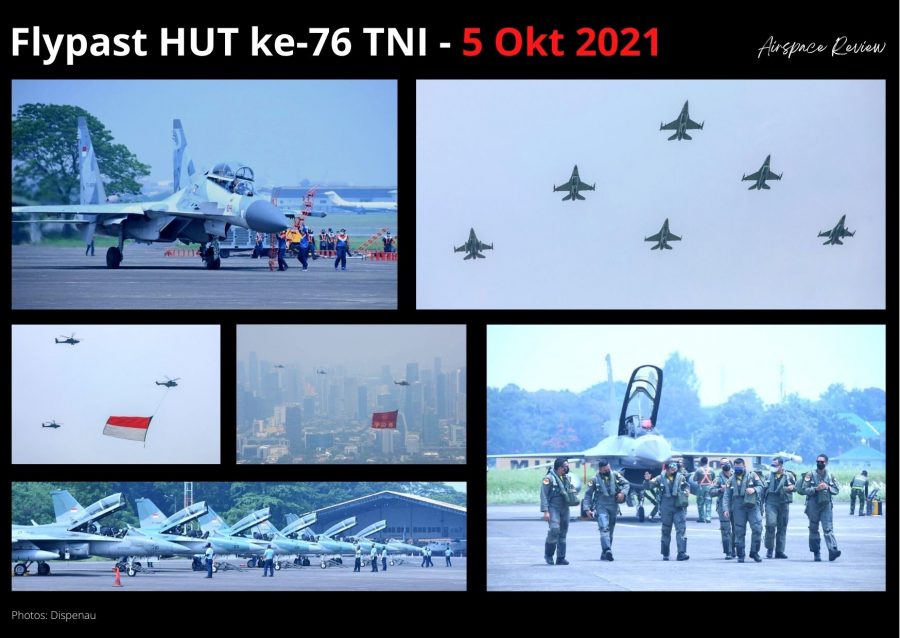 Flypast HUT ke-76 TNI