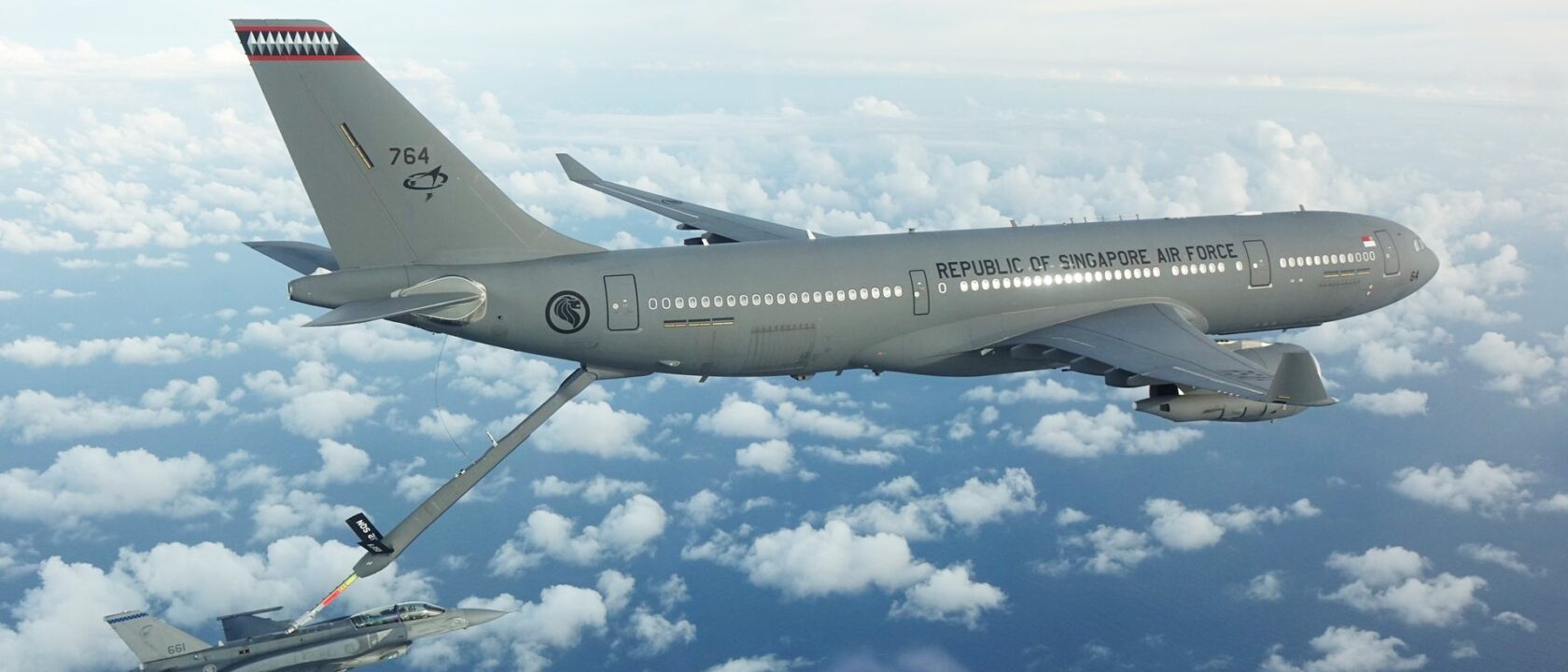 A330 MRTT A3R with F-16D RSAF