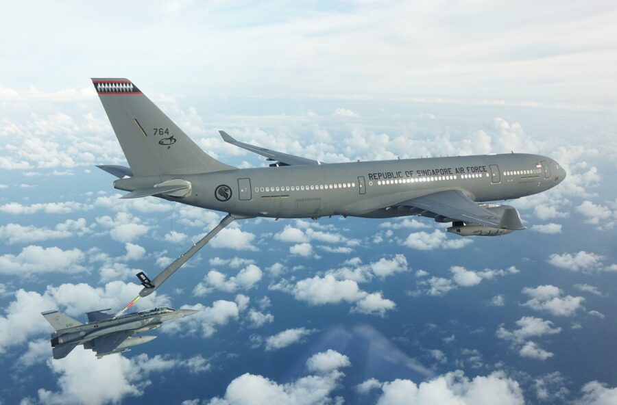 A330 MRTT A3R with F-16D RSAF