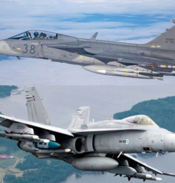 Gripen Swedia dan Hornet Finlandia