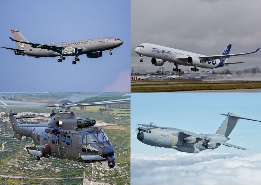 Pesawat andalan Airbus di Singapore Airshow 2022