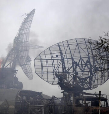Serangan Rusia terhadap radar Ukraina