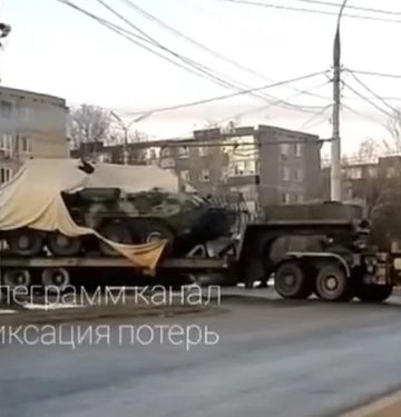 BTR 4E hasil rampasan dari Ukraina