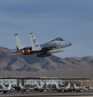 End of an Era: Nellis bids farewell to the soaring F-15C Eagle