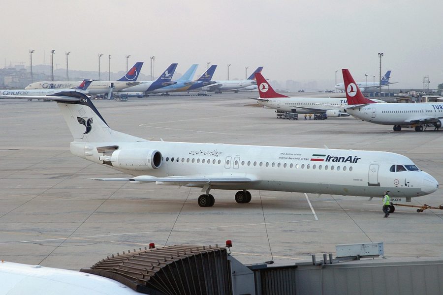 Fokker_100_ Iran Air