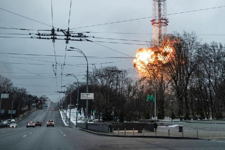Kherson under attack