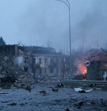 Kota di pinggiran Kyiv dihancurkan pasukan Ukraina
