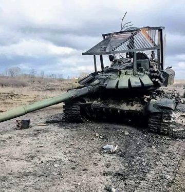 MBT Rusia hancur oleh rudal antitank