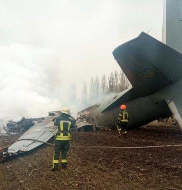 Pesawat Ukraina jatuh ditembak pasukan Rusia di selatan Kyiv