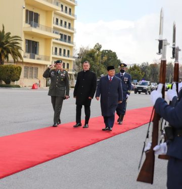 Prabowo Kunjungi Yunani