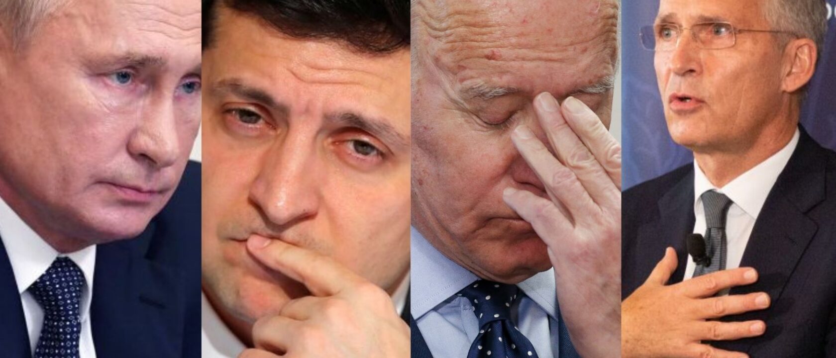 Putin - Zelensky - Biden - Stoltenberg