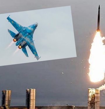 S-400 shots Ukrainian Su-27