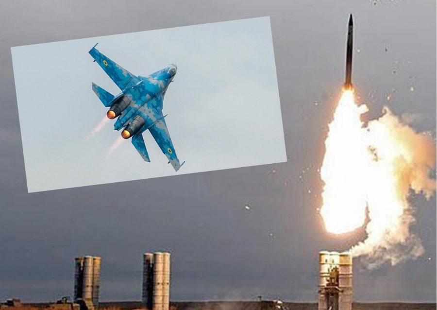 S-400 shots Ukrainian Su-27