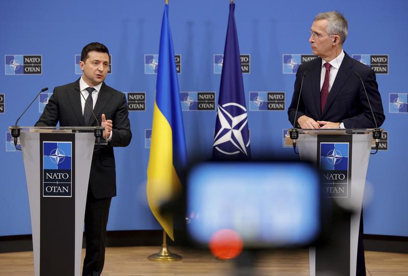 Zelensky dan Sekjen NATO Jens Stoltenberg