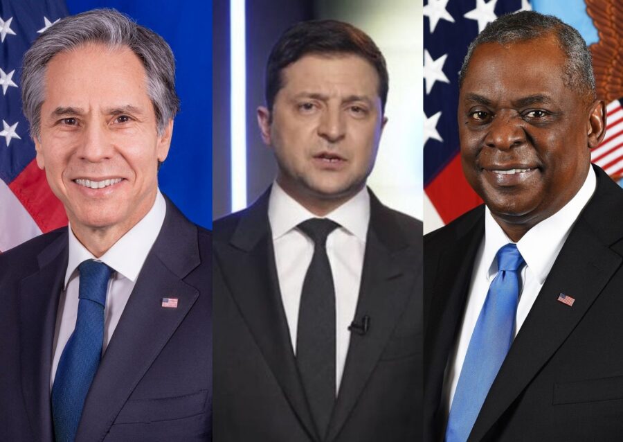 Blinken - Zelensky - Austin