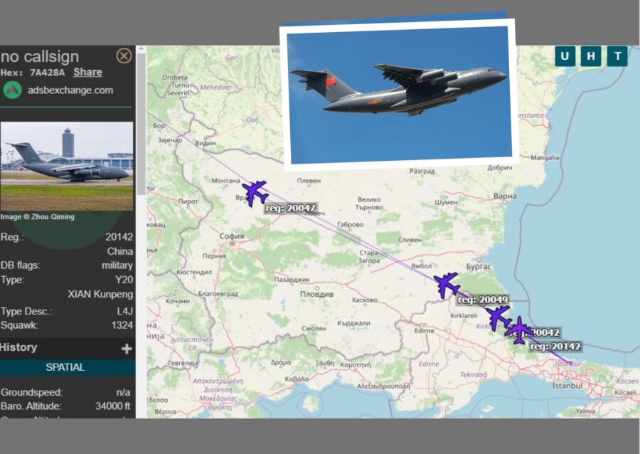 Enam Y-20 terbang ke Serbia membawa senjata