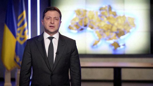 Presiden Ukraina Volodymyr Zelensky