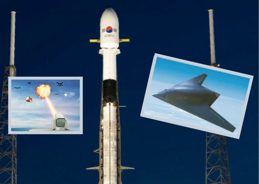 Satelit Korea, drone siluman dan senjata laser