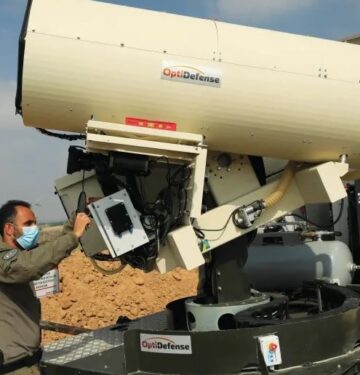 Sistem pertahanan rudal laser Israel