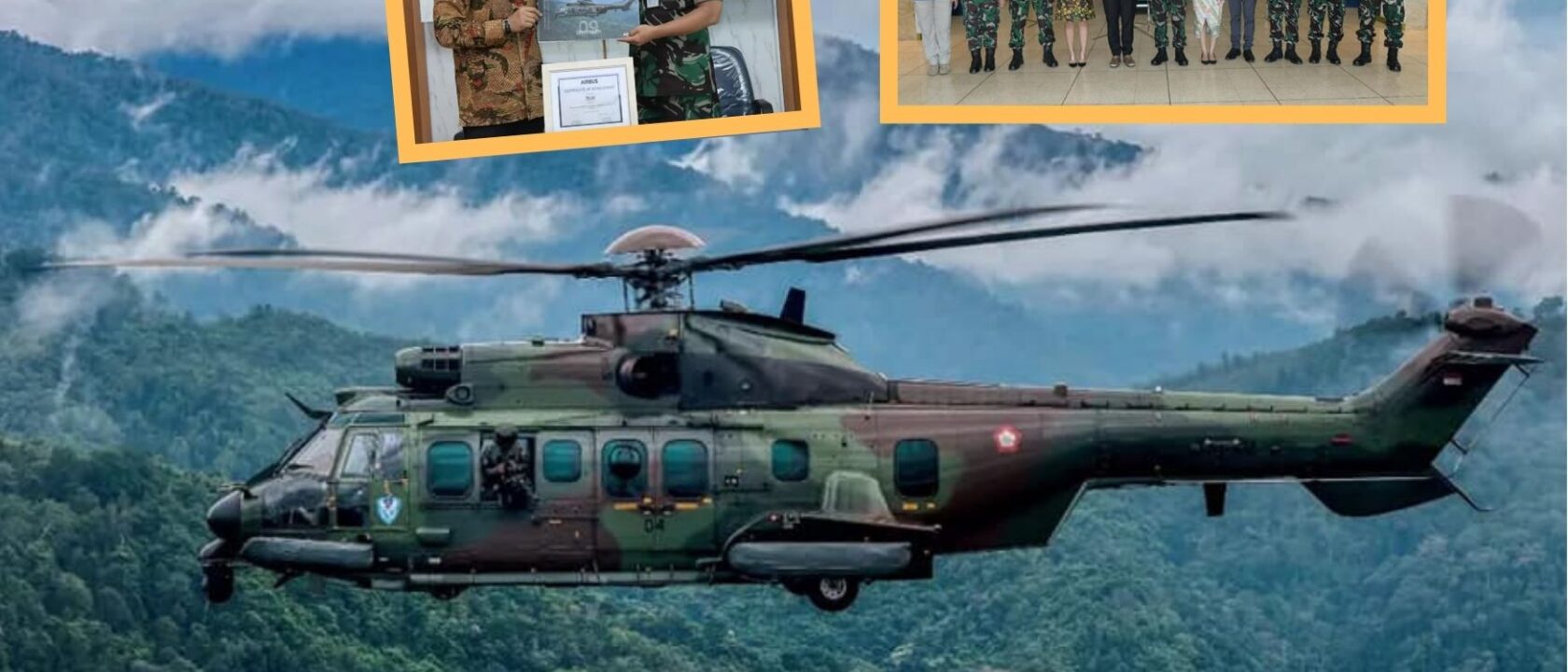 TNI AU JUARA KONTES FOTO AIRBUS