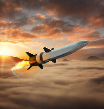 rendering rudal hipersonik