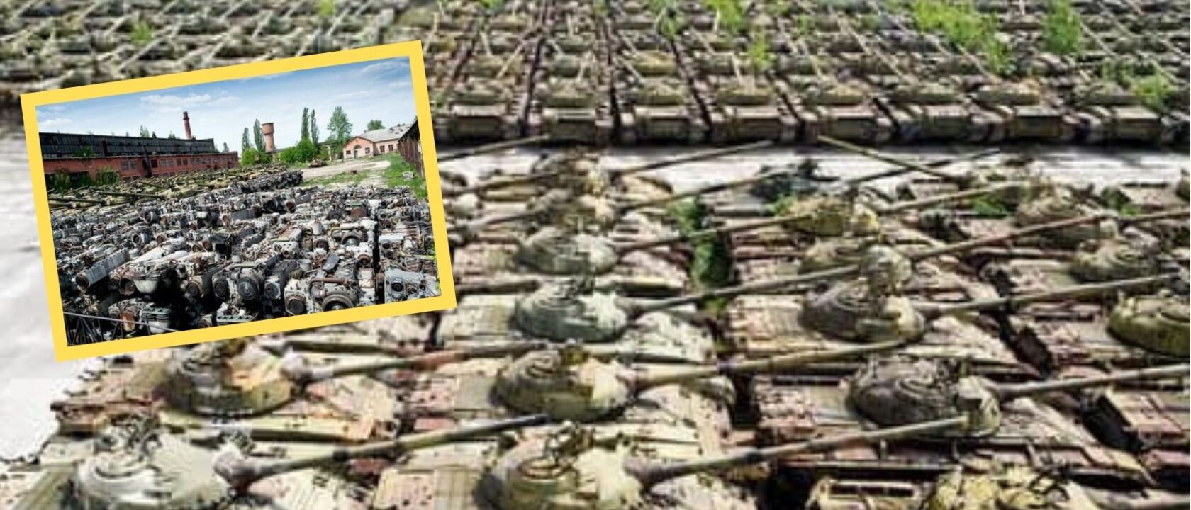 Kuburan hidup tank di Ukraina