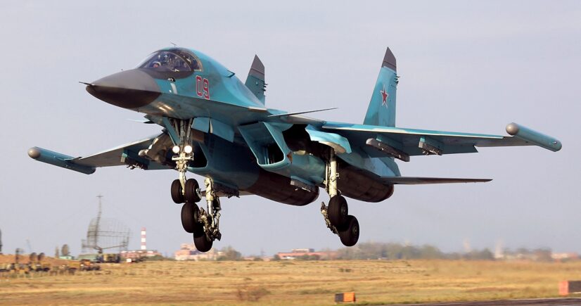 Su-34 with Khibiny EW