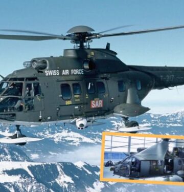 Swiss Air Force Cougar Helicopter