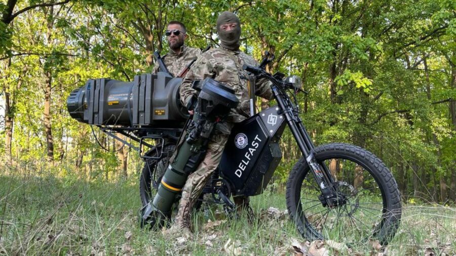 Ukraine uses e-bikes as anti-tank weapons
