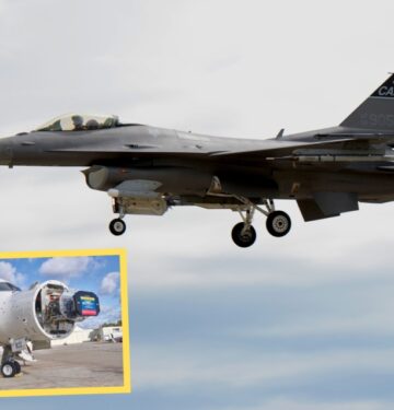 F-16 ANG with SABR AESA radar